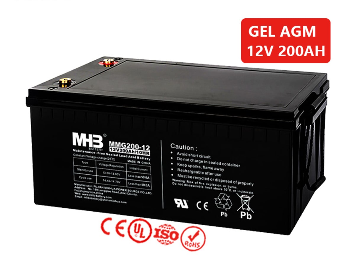Deep Cycle Gel Battery 12V 200Ah